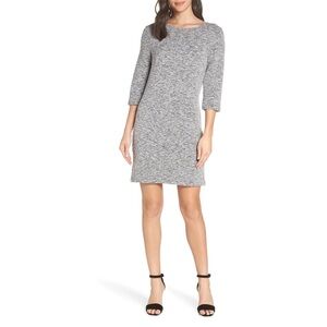 French Connection Heathered Gray 3/4 Sleeve Dress | French connection dress